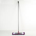 Швабра для мытья пола плоская, ручка 120 см, насадка микрофибра букли 40×10 см, цвет МИКС - Фото 8