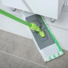 Швабра для мытья пола плоская, ручка 120 см , насадка микрофибра 40×10 см, цвет МИКС - Фото 5