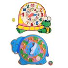 Часы рамка-вкладыш "Черепашка/слоник", МИКС - Фото 1