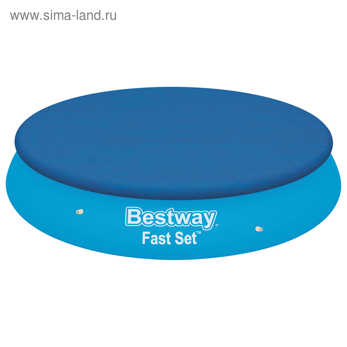 Тент для бассейнов с надувным бортом d=366 см, 58034 Bestway - Фото 1