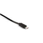 Сетевое зарядное устройство CODE, micro USB, 2.1 A, кабель 1 м, черное - Фото 2
