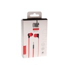 Наушники CODE HPM607BR, вакуумные, микрофон, 100 дБ, 32 Ом, 3.5 мм, 1.2 м, черно-красные - Фото 5