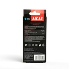 Наушники Akai HD-617B, вакуумные, 100 дБ, 32 Ом, 3.5 мм, 1.2 м, черные - Фото 4