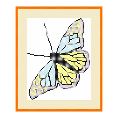 Вышивка Воздушные бабочки бисером