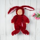 Мягкая игрушка «Кукла в костюме зайца», на животе вышивка, закрытые глаза, цвета МИКС - Фото 2