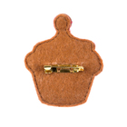 Набор для изготовления брошки из фетра с вышивкой бисером "Вишнёвый Кекс", 5,9 см - Фото 2