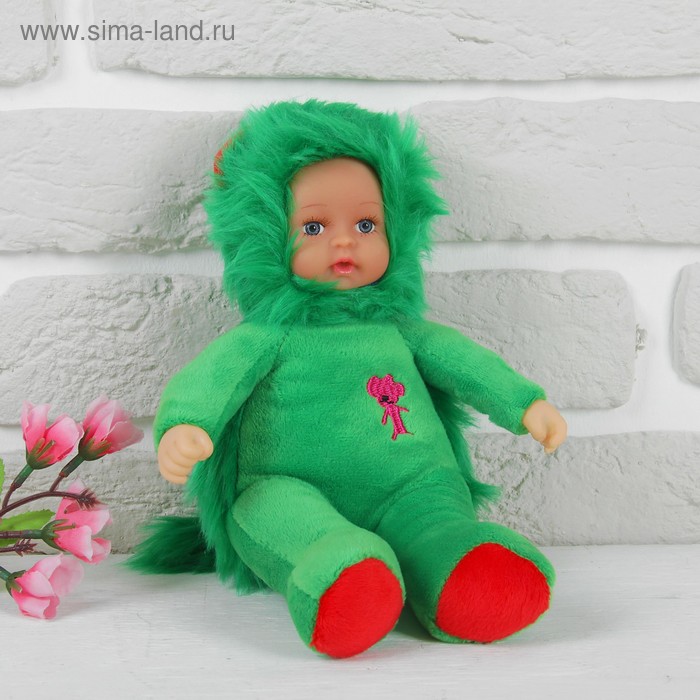 Мягкая игрушка "Кукла в меховом костюмчике", цвета микс - Фото 1