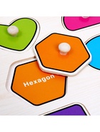 Рамка - вкладыш «Цвета и формы», 9 деталей - Фото 3