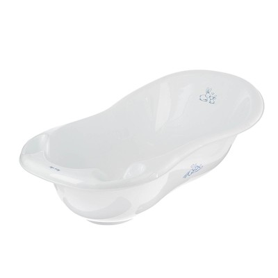 Ванна детская «Кролики» со сливом, 102 см, белая