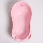 Ванна детская «Кролики» со сливом, 86 см, цвет розовый - Фото 3