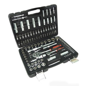 

Набор инструмента Partner PA-40108, 1/4", 1/2", головки 6-гр. 4-32 мм, 108 пр., кейс