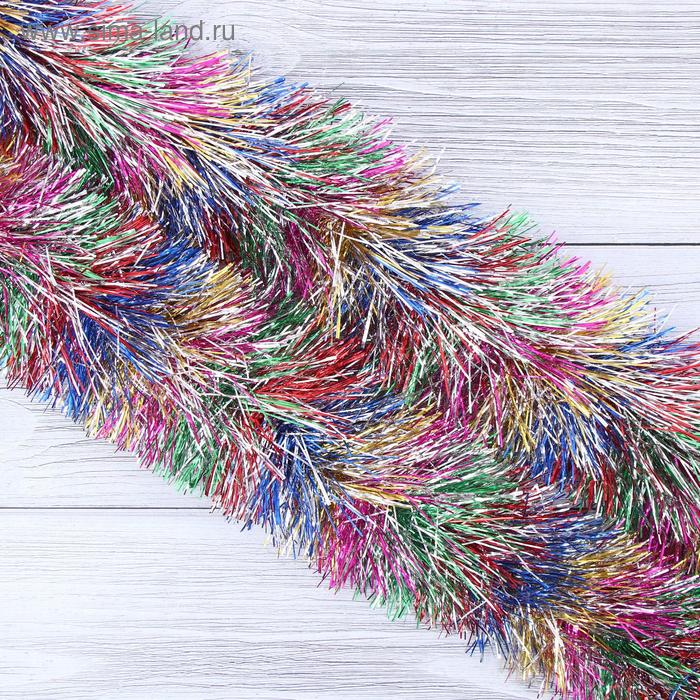 Мишура новогодняя «Зимнее волшебство. Радуга», d=9 см, 200 с - Фото 1