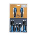 УЦЕНКА Набор отверток ТУНДРА, 3х75, 5х100, 6х125 мм (+/-), сатин, двухкомпонентная рукоятка - Фото 4