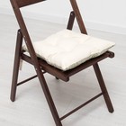 Подушка на стул набивная 05-063 42х42х13 см, репс, хл 100%, ПЭ 100% - Фото 5