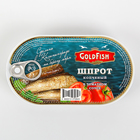 Рыбная консервация "GoldFish", шпроты в томатном соусе, 175 г - Фото 2