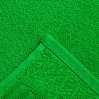 Полотенце махровое букле 50х90 см, зеленый, хл 100%, 380 г/м2 - Фото 3