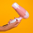 УЦЕНКА Фен для волос LuazON LF-23, 800 Вт, 2 скорости, 1 режим, складная ручка, розовый - Фото 3