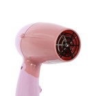 УЦЕНКА Фен для волос LuazON LF-23, 800 Вт, 2 скорости, 1 режим, складная ручка, розовый - Фото 6