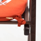 Подушка на стул Стороны света, 41х26х41 см, репс хл 100%, ппу - Фото 4
