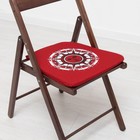 Подушка на стул Стороны света, 41х26х41 см, репс хл 100%, ппу - Фото 1