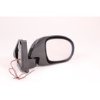 Зеркало боковое универсальное 3252B, черное, 6 диодов, 2 шт. - Фото 1