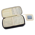 Косметичка 2-х секционная, однотонная, цвета МИКС - Фото 2