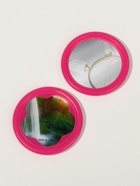 Зеркало карманное, с рамкой под фотографию, d=6.5 см, фасовка 20 шт., рисунок МИКС - Фото 2