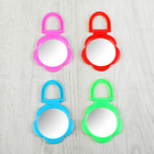 Зеркало складное-подвесное, круглое, d=8см, без увеличения, цвет МИКС - Фото 4