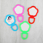 Зеркало складное-подвесное, круглое, d=8см, без увеличения, цвет МИКС - Фото 5