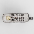 Зажигалка бензиновая «Классика», металлическая, 5.5×3.5 см - Фото 3