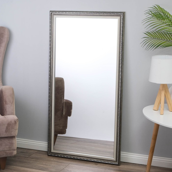 Зеркало настенное «Монако», серебро, 60×110 см, рама пластик, 50 мм - Фото 1