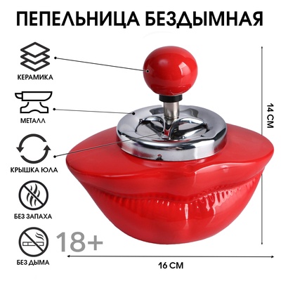 Пепельница бездымная «Губы»
