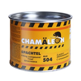 Шпатлевка CHAMAELEON, с алюминием (отвердитель в комплекте), 1 кг