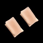 Корректоры - разделители для больших пальцев, на манжете, силиконовые, 3.5×2.5 см, пара, бежевые - Фото 2