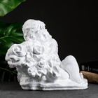 Фигура "Ангел с розами большой" белый 20х30х24см - Фото 2