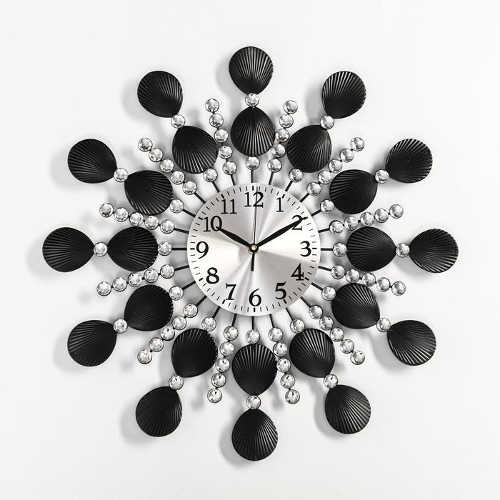 Часы настенные, серия: Ажур, "Рассвет", плавный ход, 48 х 48 см, d-15 см - Фото 1