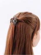 Крабик для волос «Ночной бриз», узоры, 4.5 см, серебристый - Фото 2