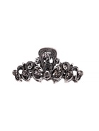 Крабик для волос «Ночной бриз», узоры, 4.5 см, серебристый - Фото 6