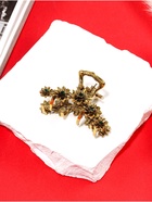 Крабик для волос «Каспиан», астры, 5 см, золото - Фото 3