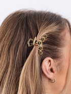 Крабик для волос «Каспиан», астры, 5 см, золото - Фото 2