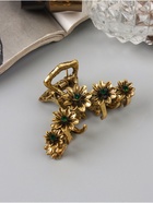 Крабик для волос «Каспиан», астры, 5 см, золото - Фото 4