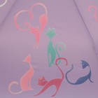 Зонт полуавтоматический "Богиня кошка ", R=50см, с проявляющимся рисунком, цвет сиреневый - Фото 3