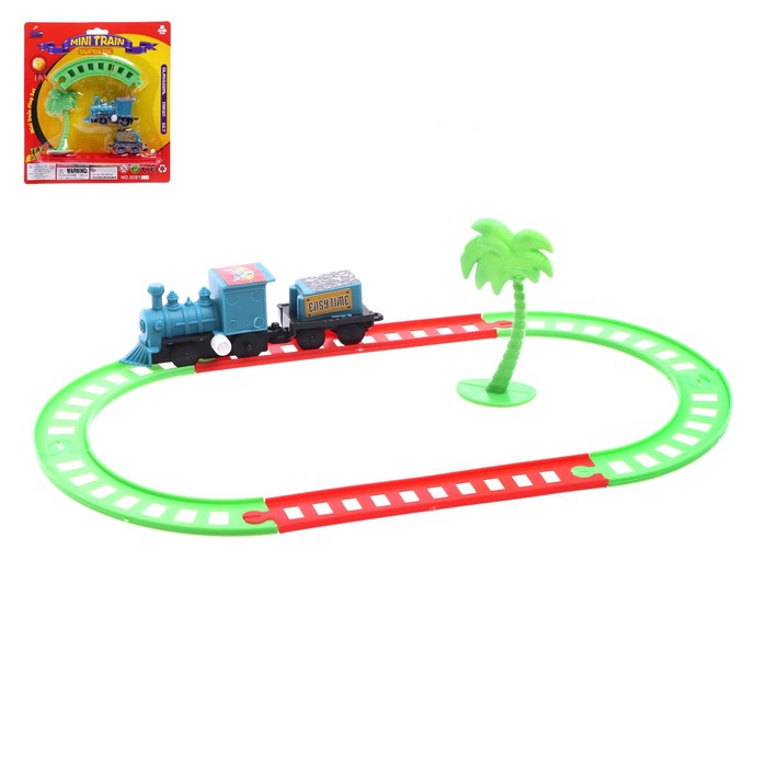 Железная дорога «Мини поезд», заводная - Фото 1