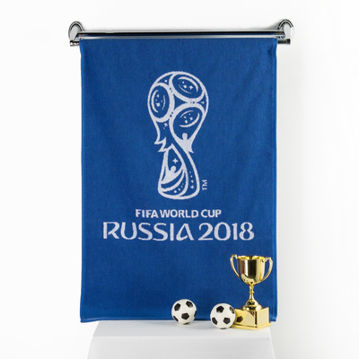 Полотенце махровое 70х130 см, цвет синий (400г/м2), 2018 FIFA World Cup Russia™