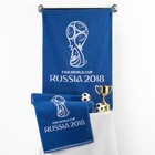 Полотенце махровое 50х90 см , цвет синий (400г/м2), 2018 FIFA World Cup Russia™ - Фото 4