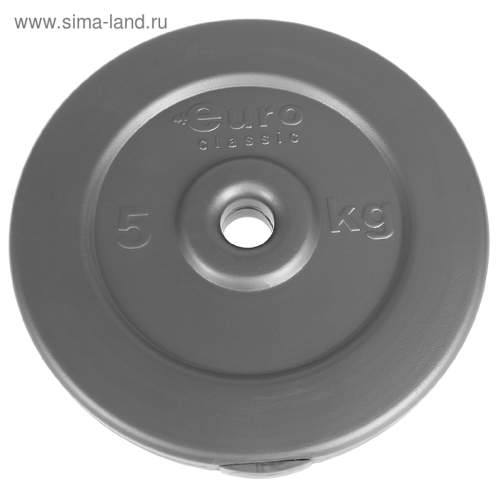 Диск композитный 5 кг, посадочный диаметр 25 мм - Фото 1