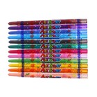 Мелки восковые 12 цветов Crown Art Story, выкручивающийся стержень - Фото 3