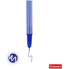 Ручка шариковая Luxor Stripes, узел 0.7 мм, чернила синие, корпус бело-синий - Фото 3