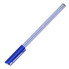 Ручка шариковая Luxor Stripes, узел 0.7 мм, чернила синие, корпус бело-синий - Фото 2