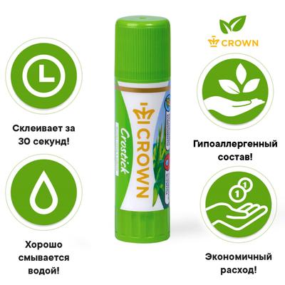 Клей-карандаш Crown Expert, 15 г